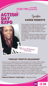Karen Roberts - podcasting